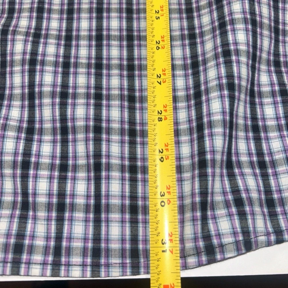 Beverly Hills Police Club Mens Shirt Size 3XLB Plaid Long Sleeve Casual‎ - Picture 5 of 10